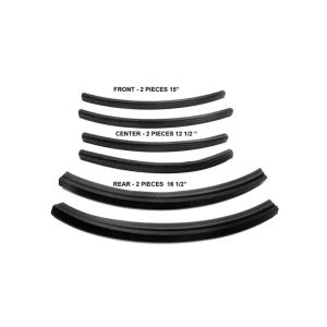 1963-1966 Dodge Dart Convertible 6 Piece Roof Rail Seals