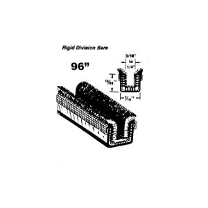 1962-1967 Chevy II Rigid Division Bar Channel