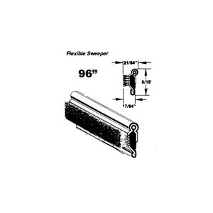 1955-1960 Ford Thunderbird Flexible Beltline Window Sweep - 96 Inches